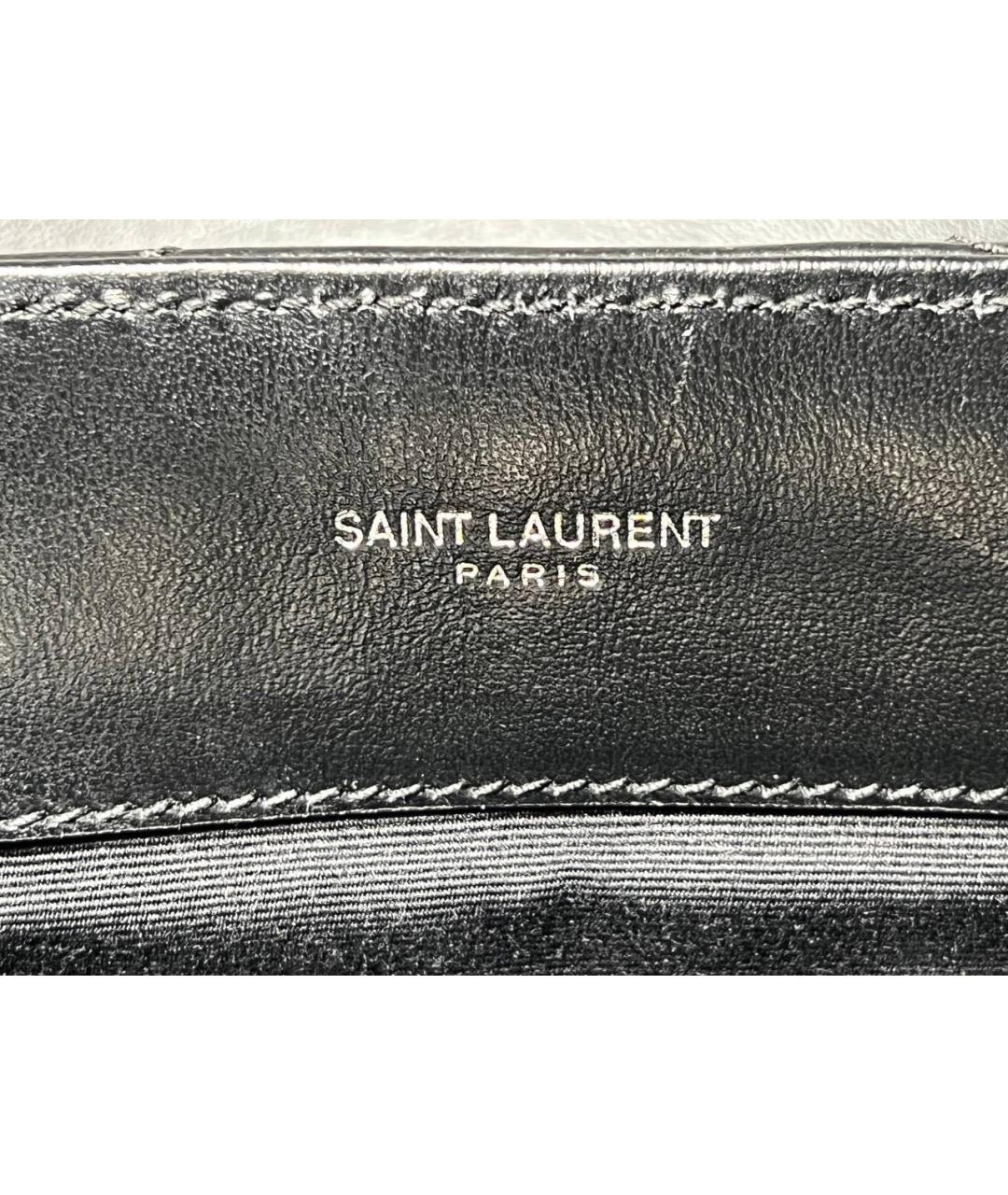 SAINT LAURENT Черная сумка через плечо, фото 5