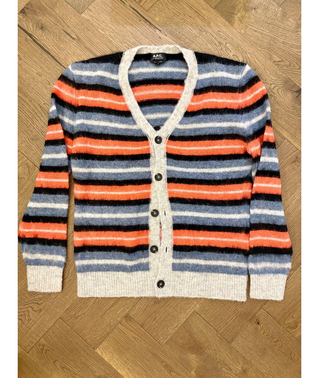 A.P.C. Оранжевый шерстяной джемпер / свитер, фото 7