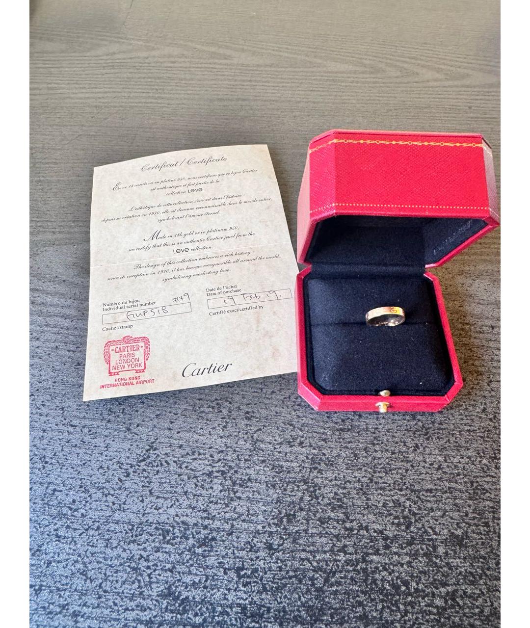 CARTIER Золотое кольцо из розового золота, фото 2