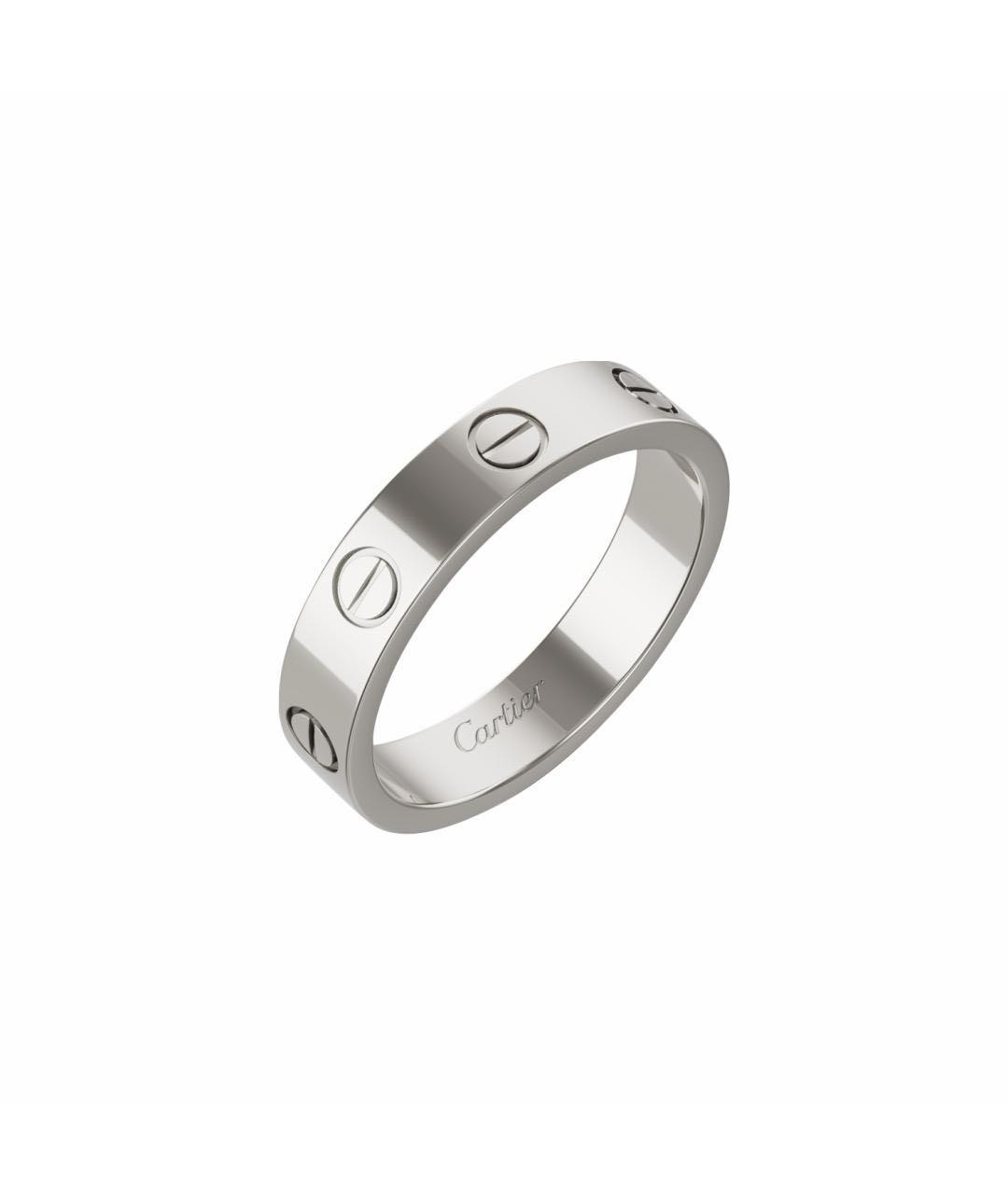 CARTIER Серебряное кольцо из белого золота, фото 5