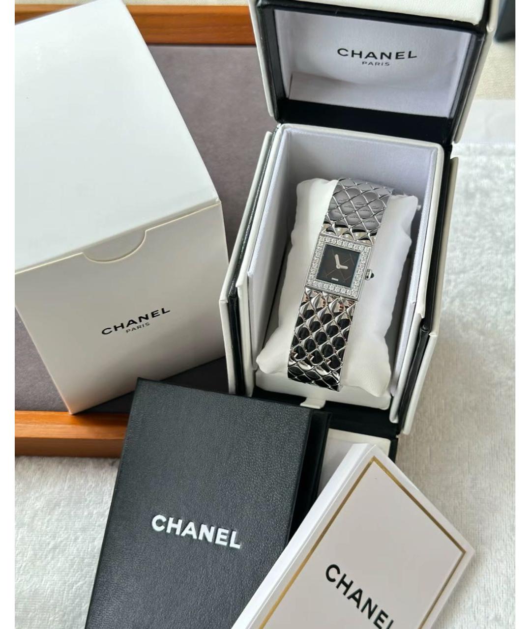 CHANEL Серебряные часы, фото 2