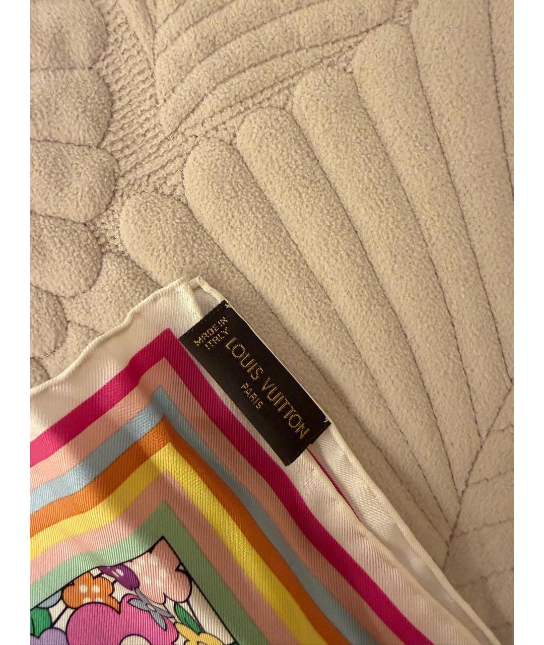 LOUIS VUITTON Мульти шелковый платок, фото 3