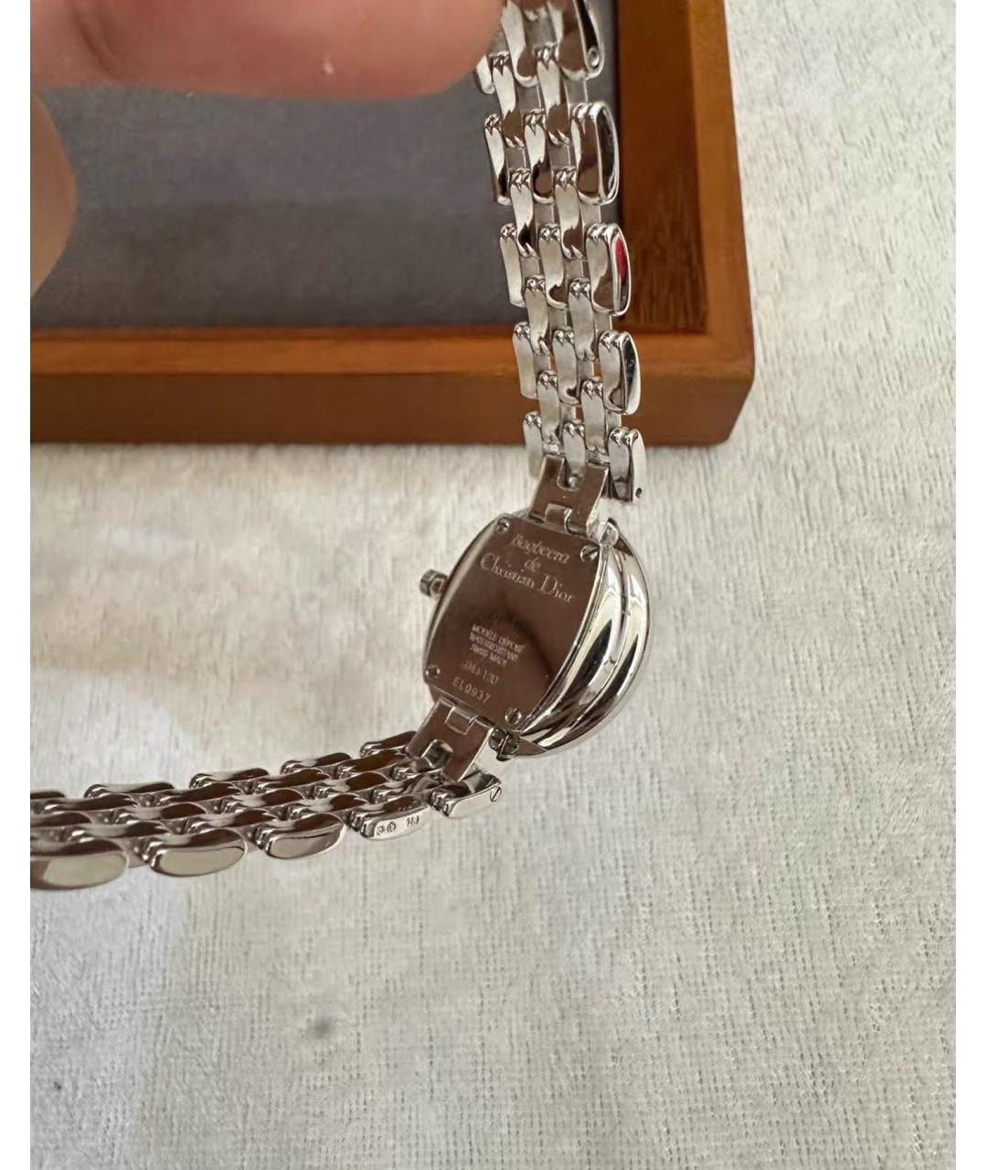 CHRISTIAN DIOR Серебряные нефритовые часы, фото 6
