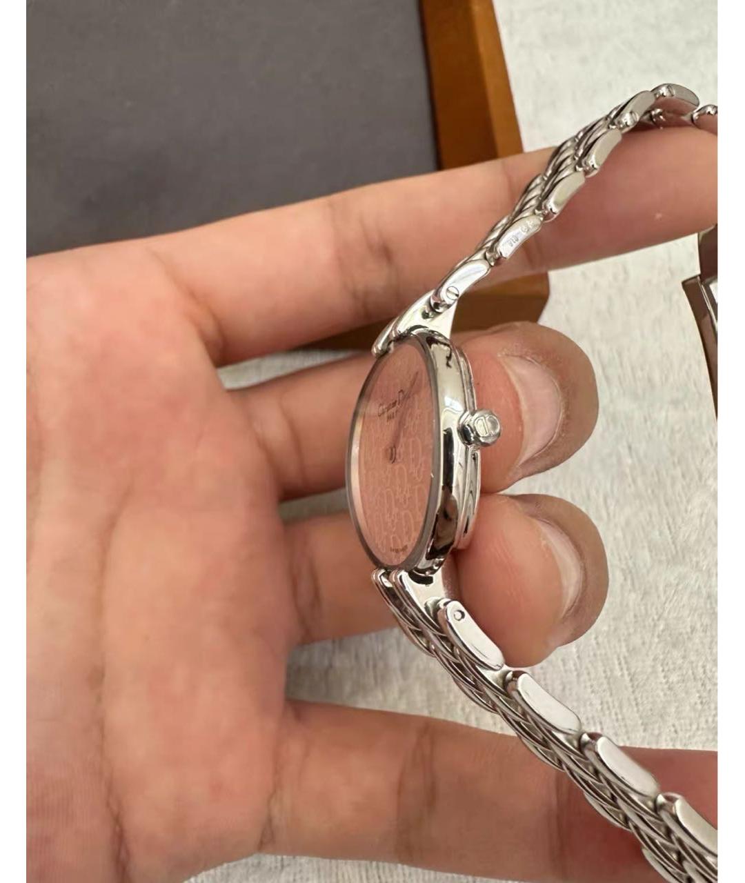 CHRISTIAN DIOR Серебряные нефритовые часы, фото 5