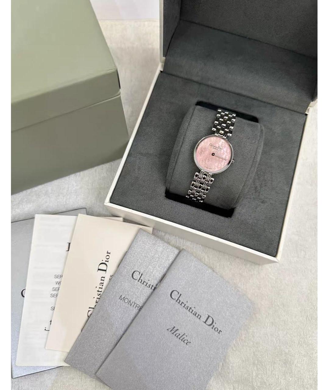 CHRISTIAN DIOR Серебряные нефритовые часы, фото 4