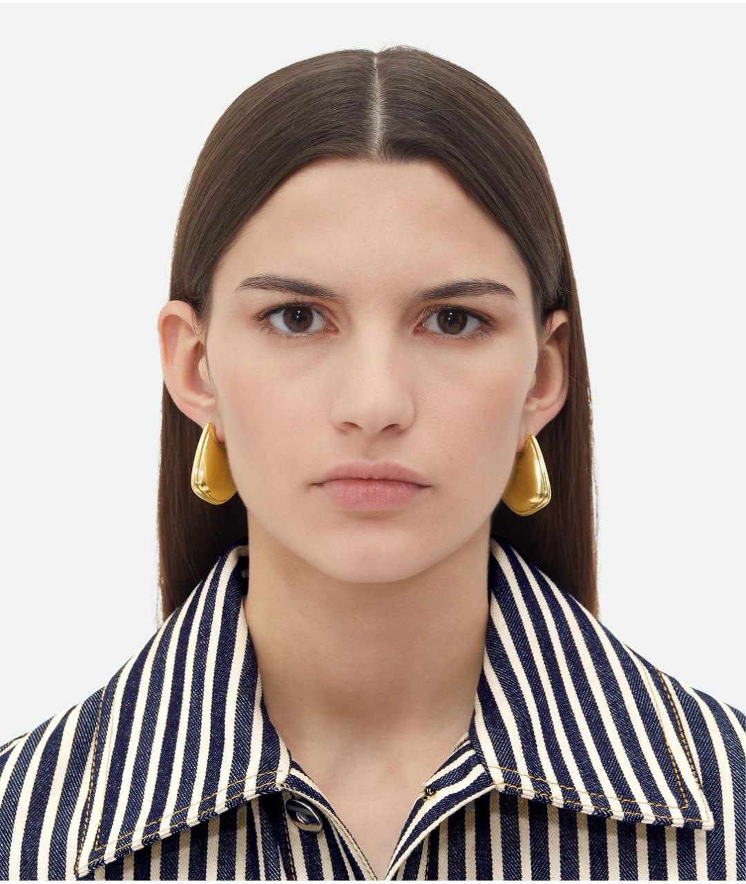 BOTTEGA VENETA Серебряные серебряные серьги, фото 7