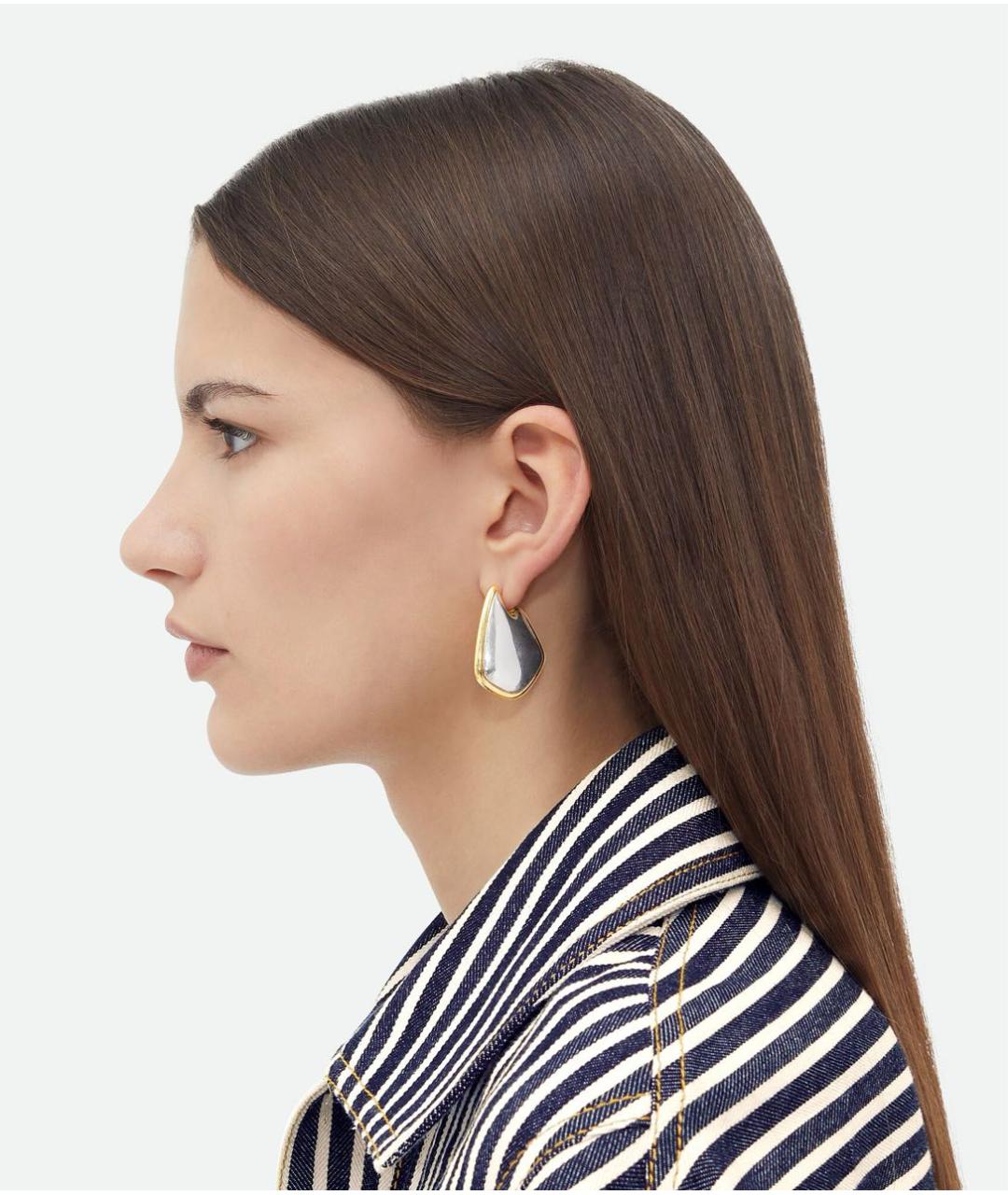 BOTTEGA VENETA Серебряные серебряные серьги, фото 8