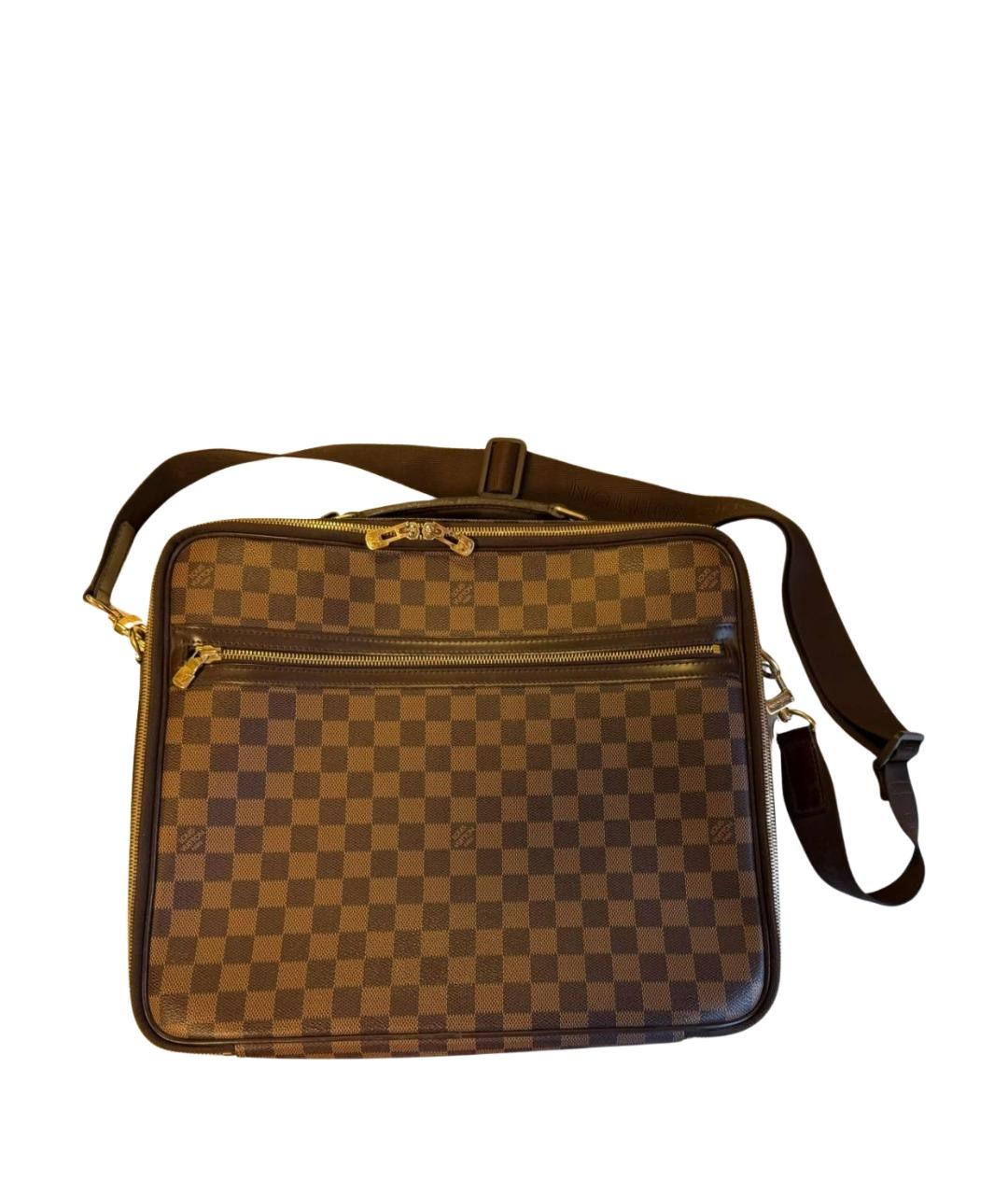 LOUIS VUITTON Коричневая сумка на плечо из канвы, фото 1