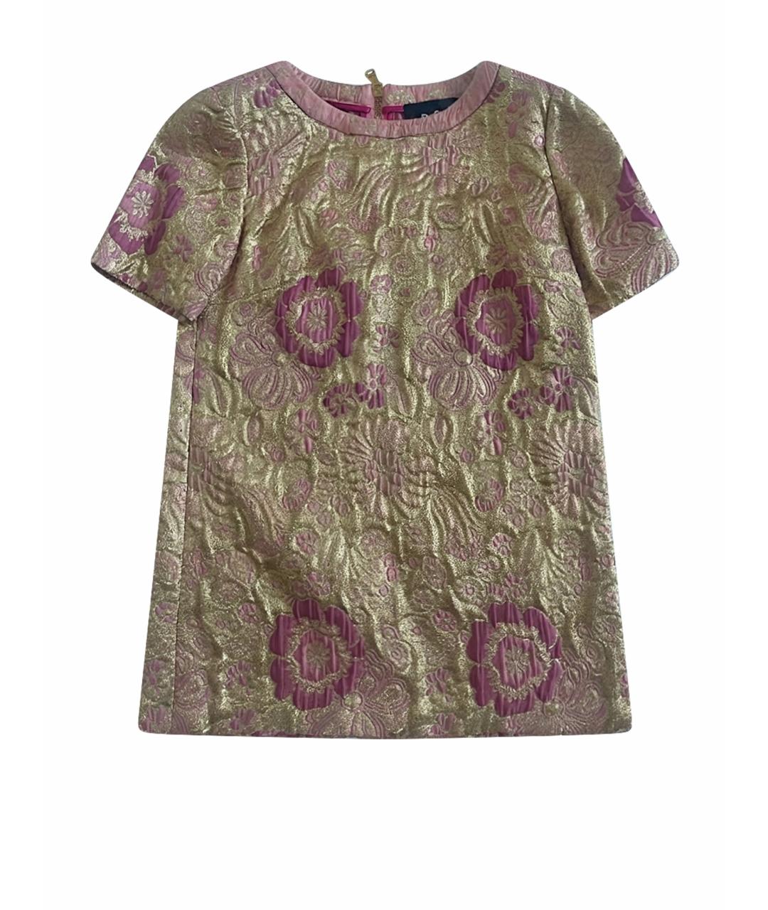 DOLCE&GABBANA Золотая блузы, фото 1