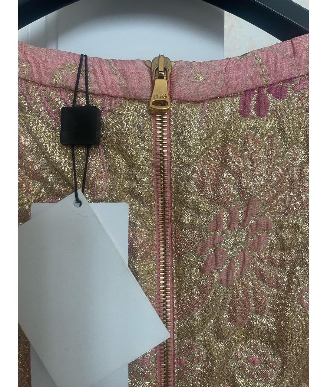DOLCE&GABBANA Золотая блузы, фото 2