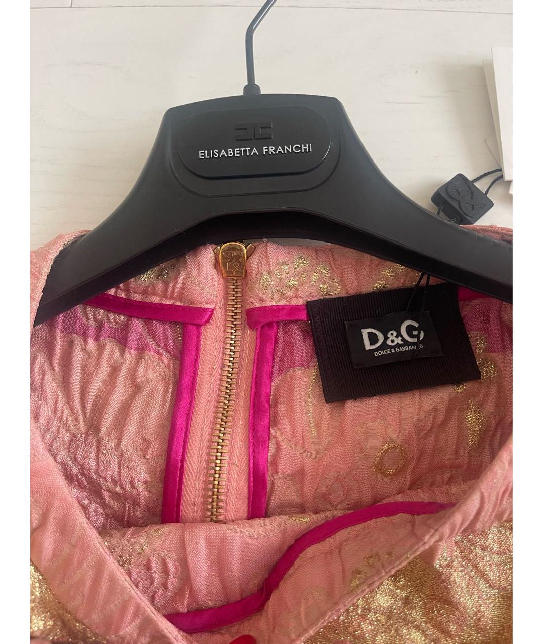 DOLCE&GABBANA Золотая блузы, фото 4