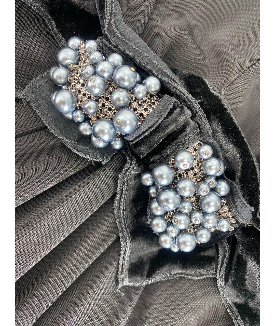 DOLCE&GABBANA Черное вискозное платье, фото 7