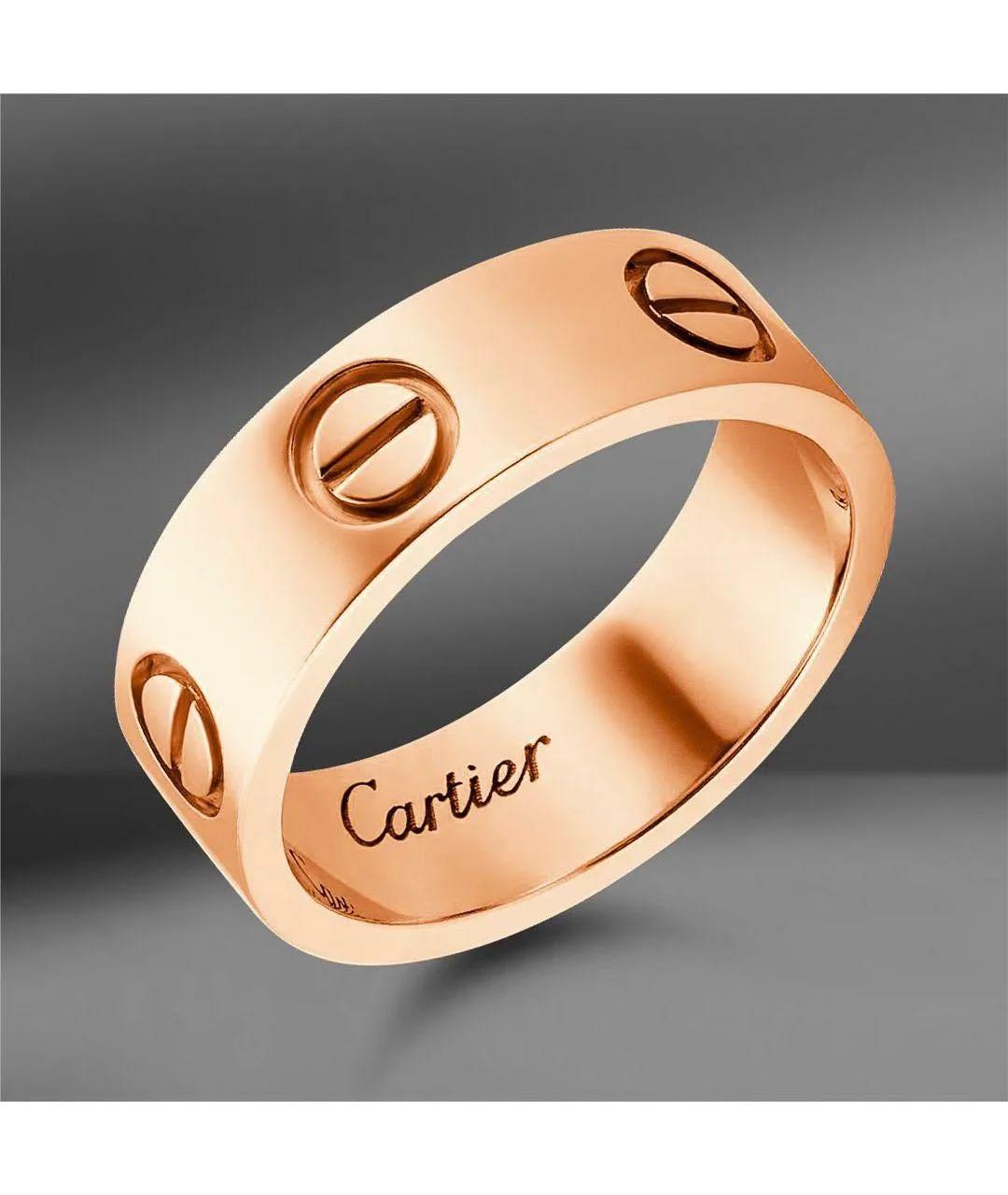 CARTIER Золотое кольцо из розового золота, фото 5