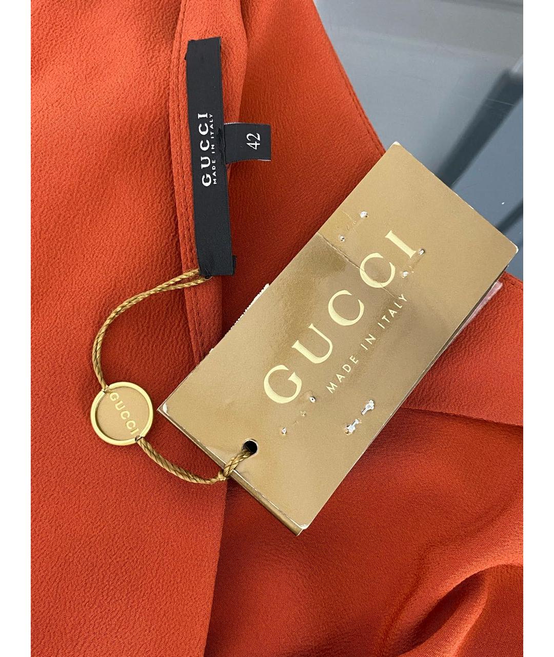 GUCCI Шелковое платье, фото 4