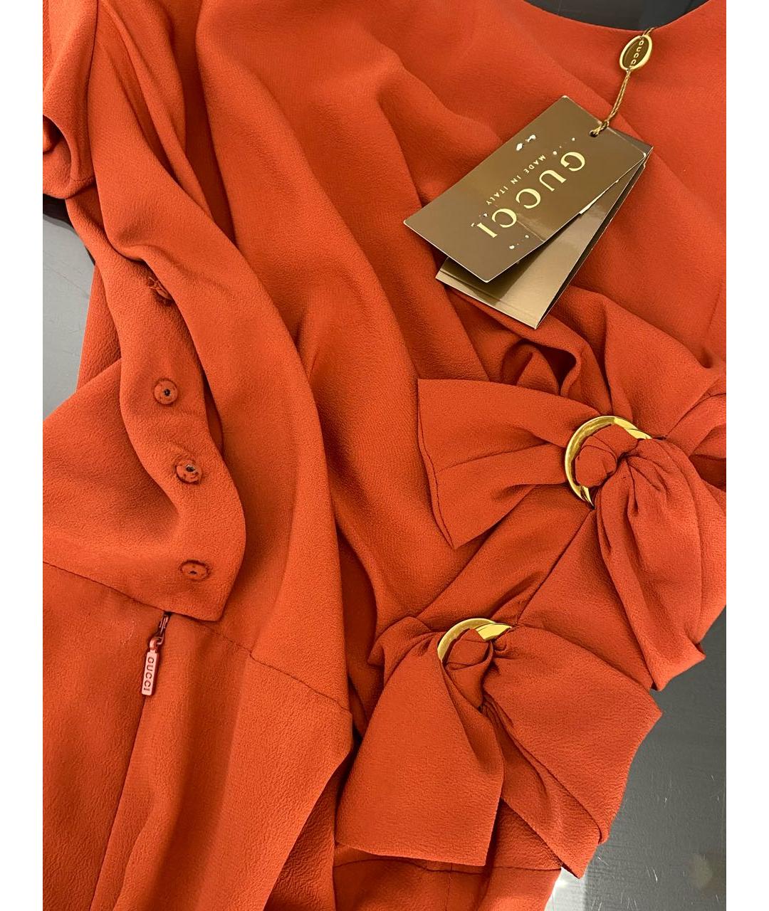 GUCCI Шелковое платье, фото 3