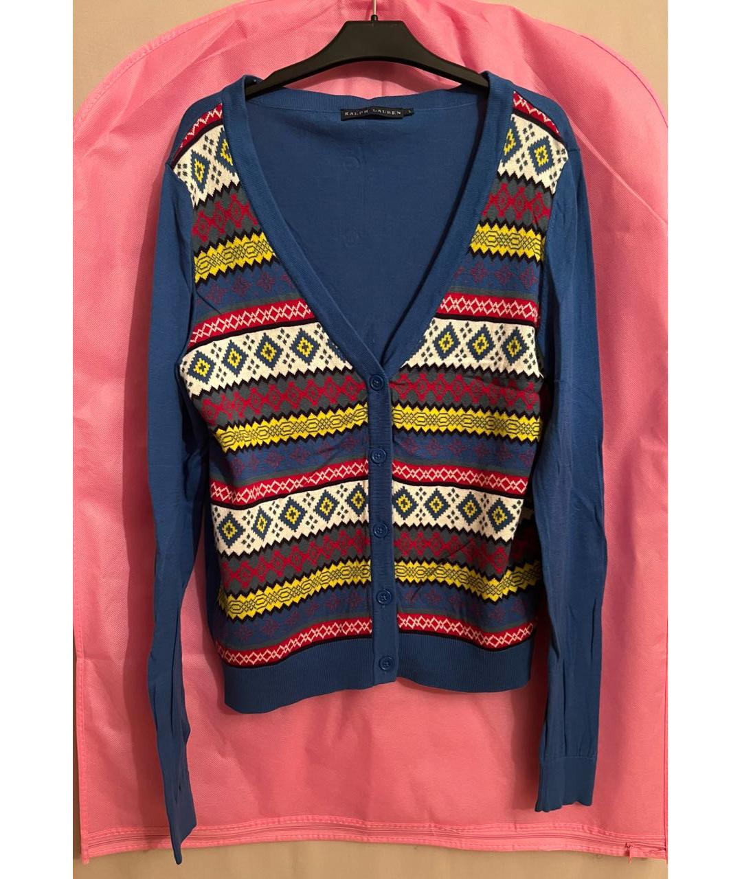 RALPH LAUREN Синий кардиган, фото 4