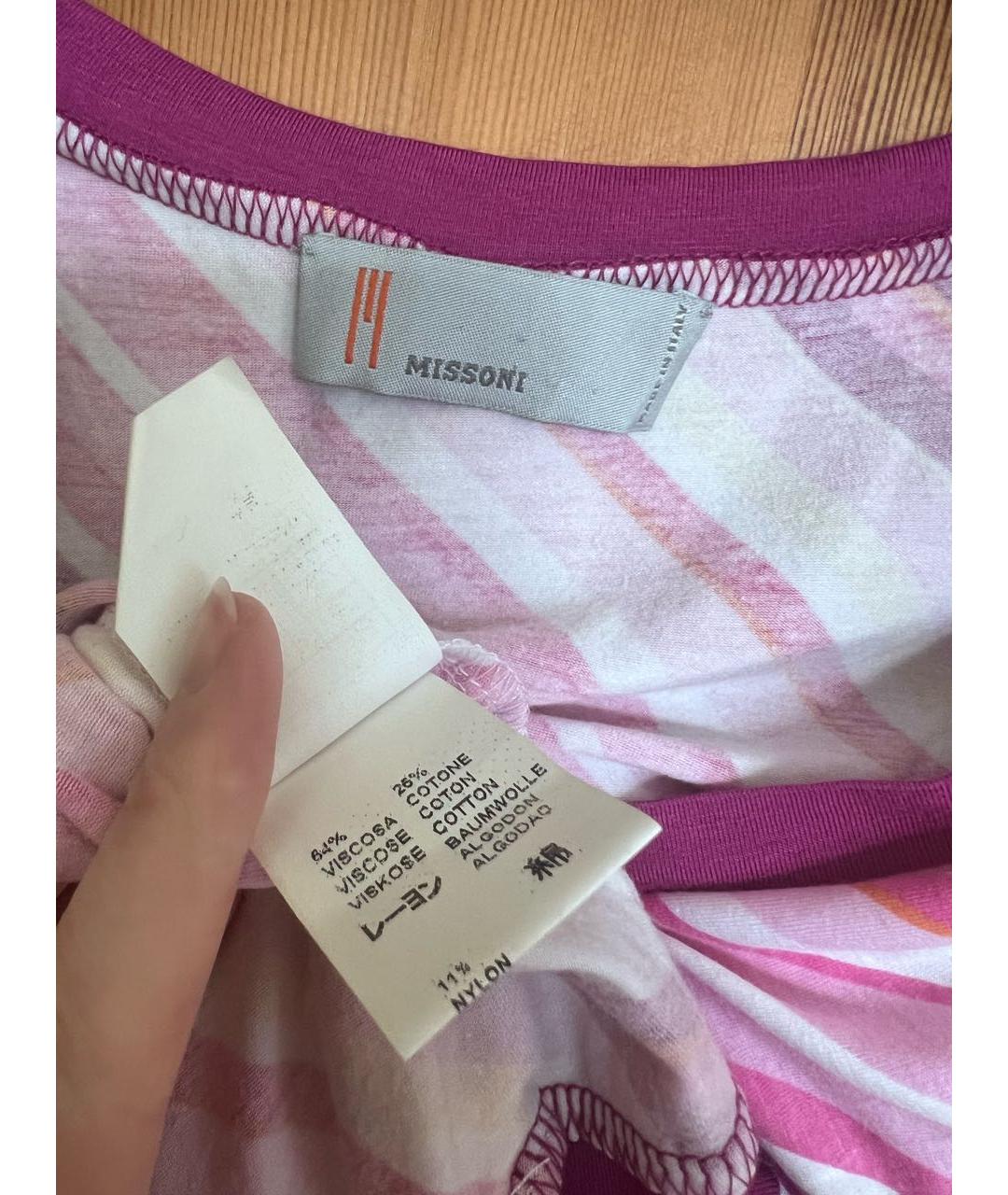 MISSONI Розовая блузы, фото 3