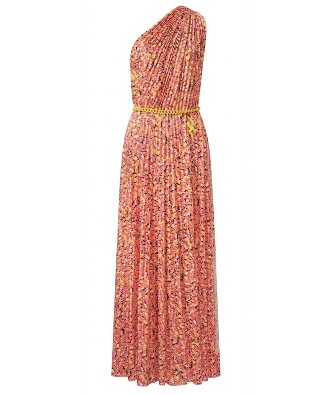 ELISABETTA FRANCHI Мульти полиэстеровое коктейльное платье, фото 1