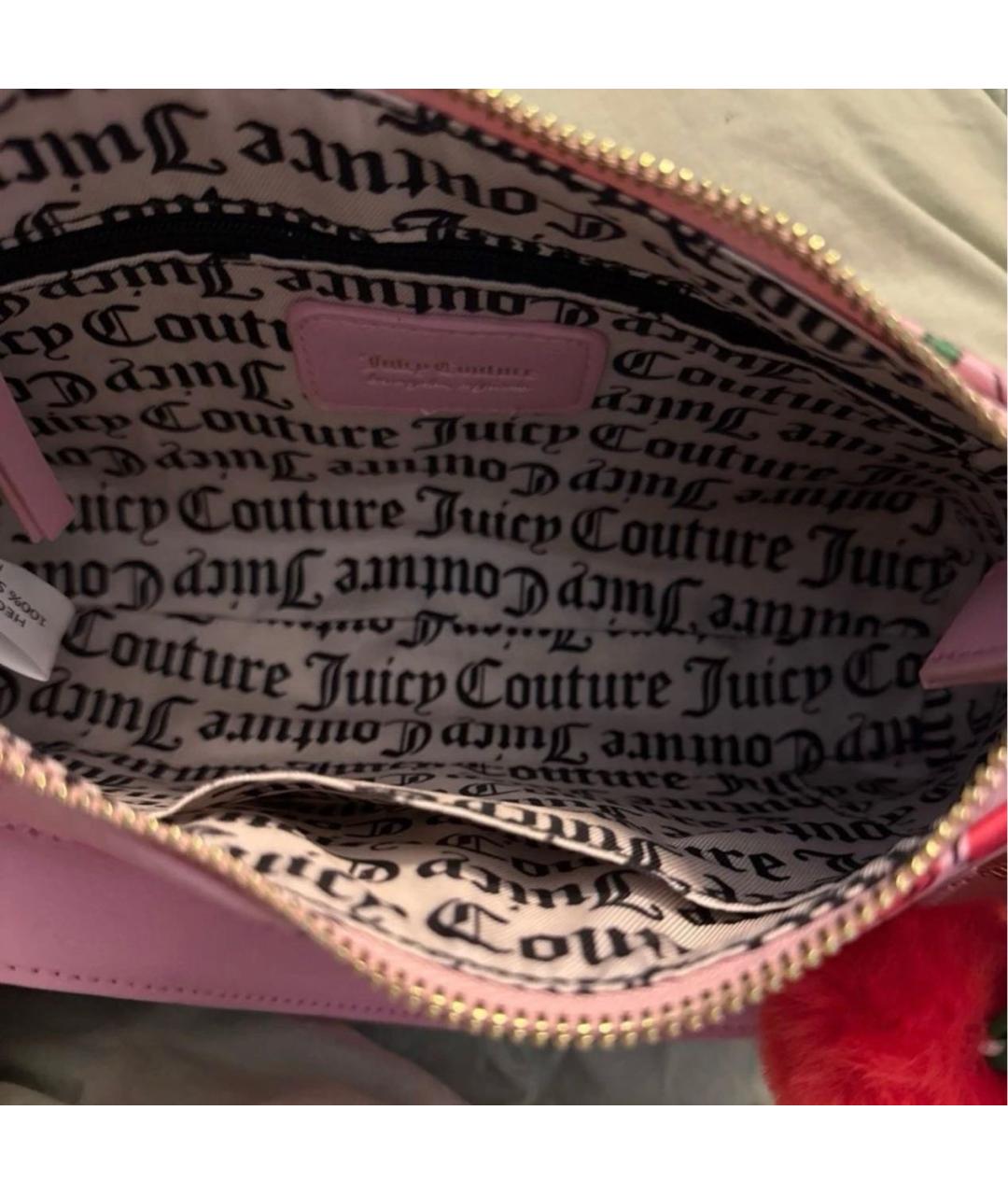 JUICY COUTURE Розовая сумка через плечо, фото 4