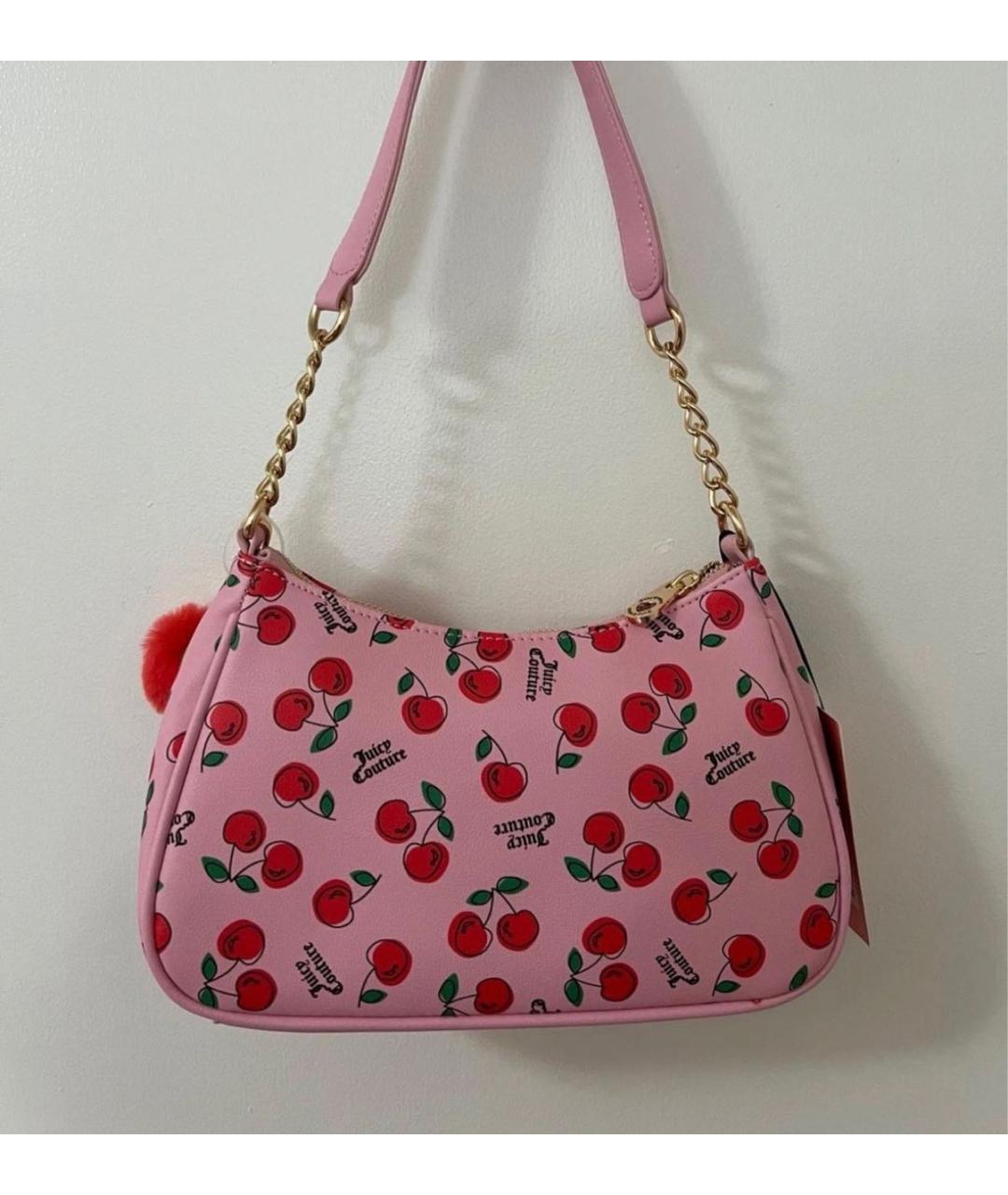 JUICY COUTURE Розовая сумка через плечо, фото 3