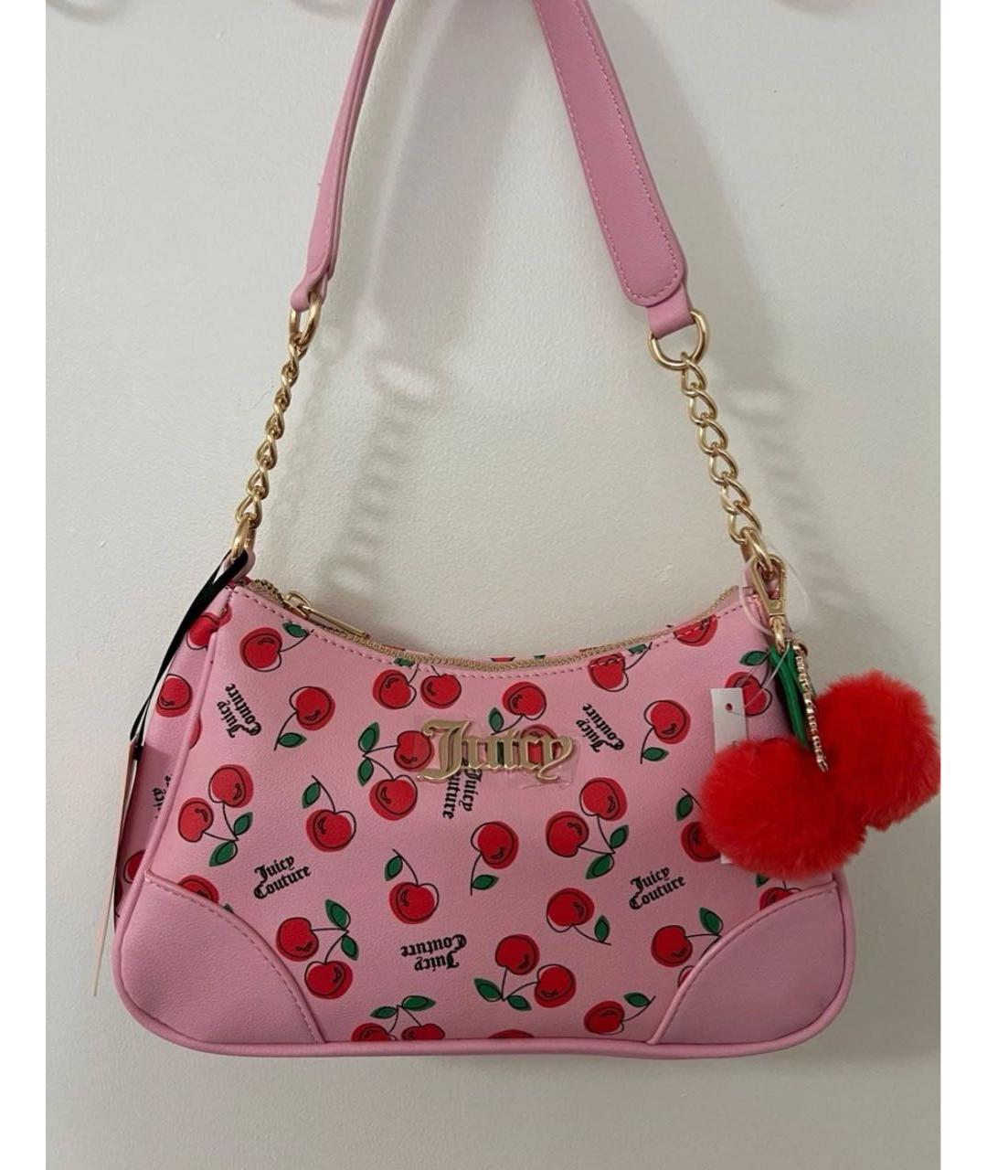 JUICY COUTURE Розовая сумка через плечо, фото 5