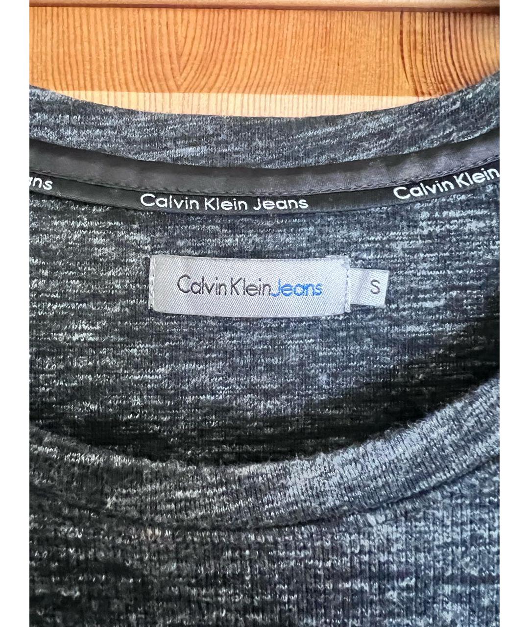 CALVIN KLEIN Серое повседневное платье, фото 3