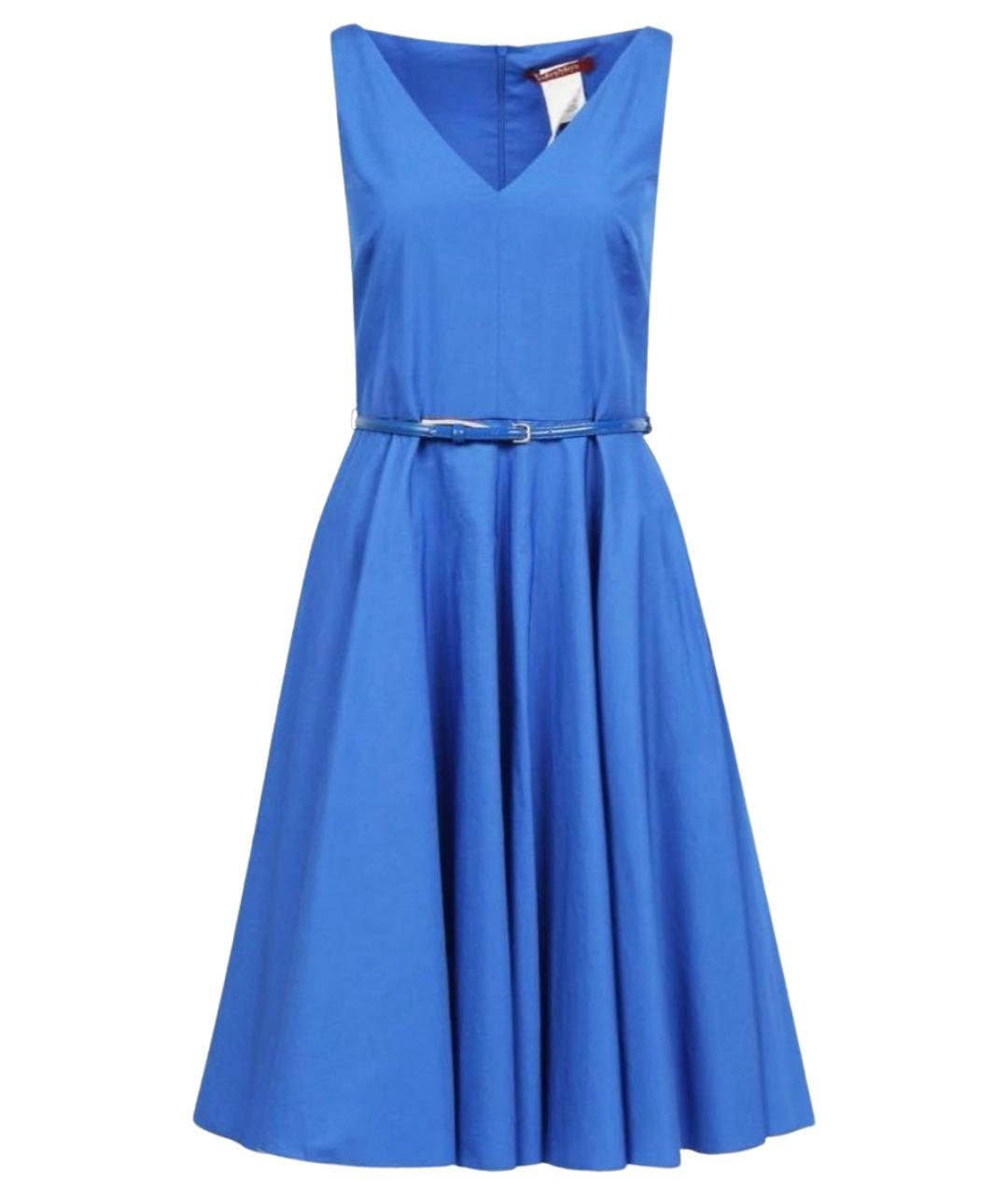 MAX MARA Синее повседневное платье, фото 1