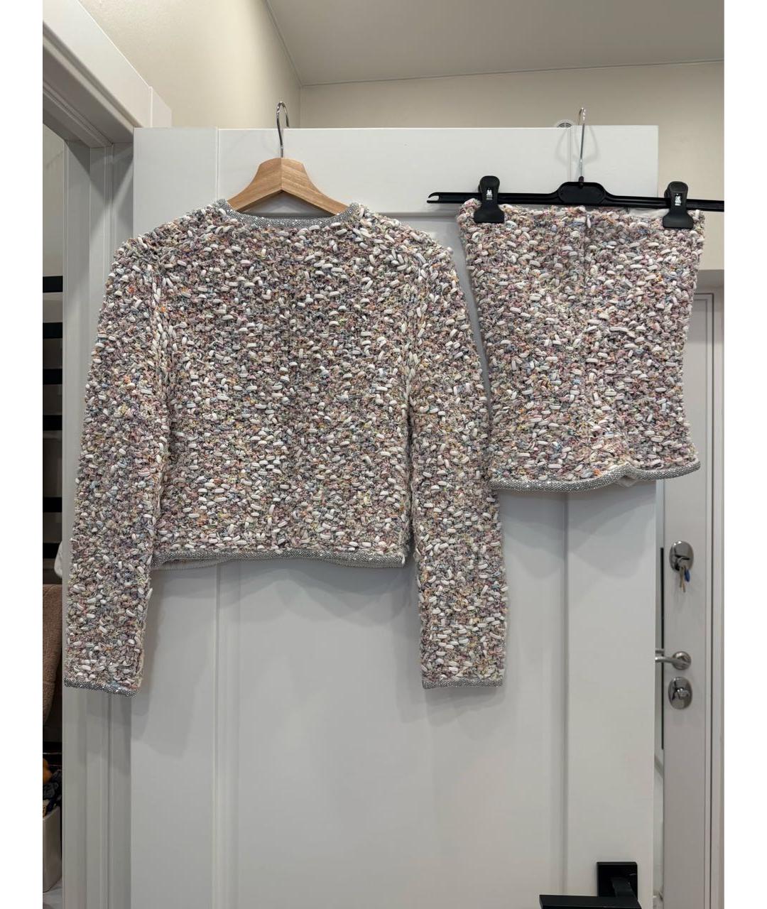 CHANEL Мульти вискозный костюм с юбками, фото 2