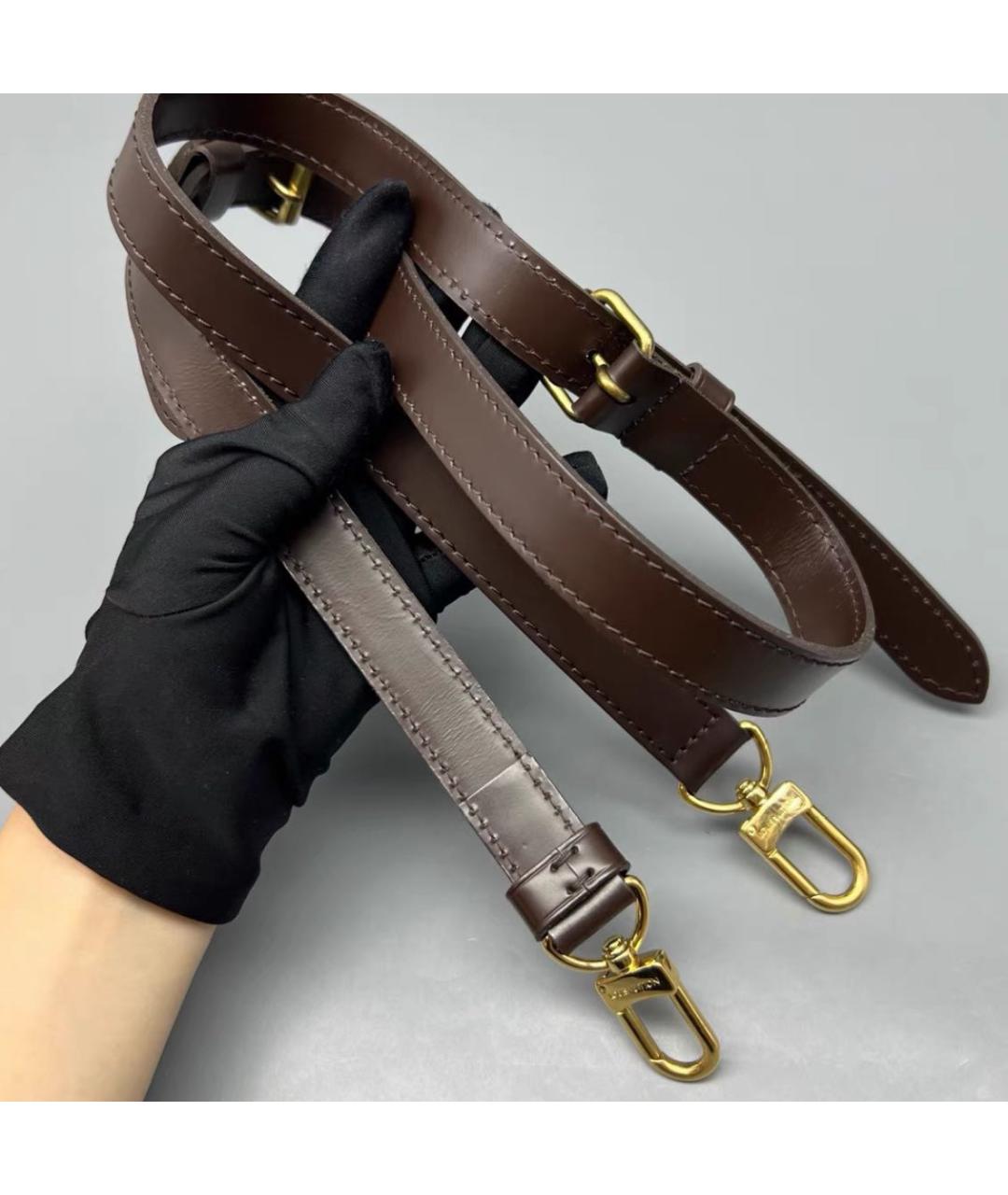 LOUIS VUITTON Коричневая сумка через плечо из канвы, фото 7