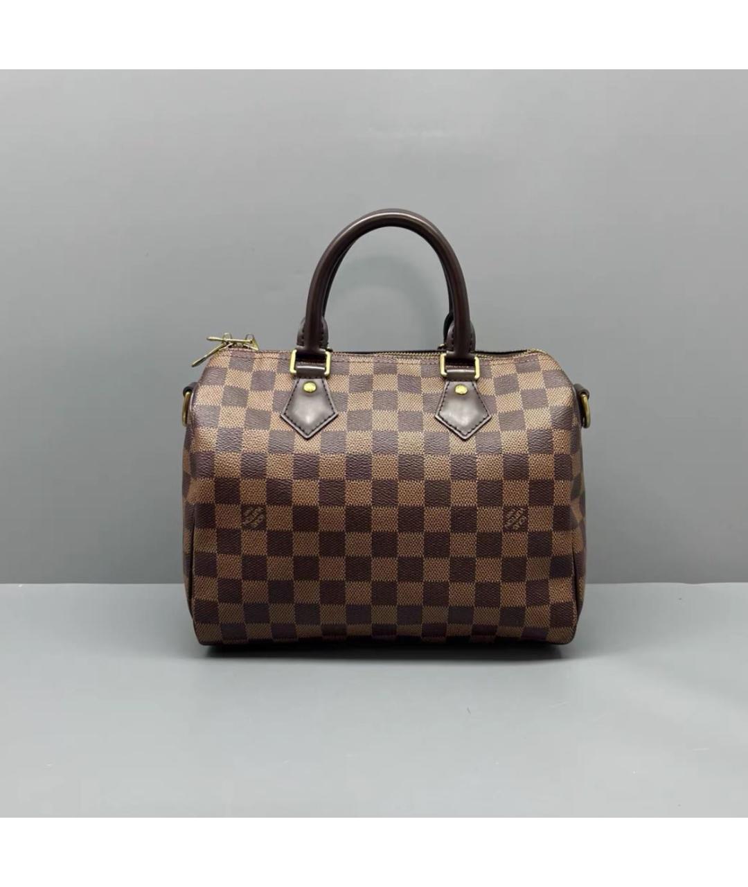 LOUIS VUITTON Коричневая сумка через плечо из канвы, фото 3