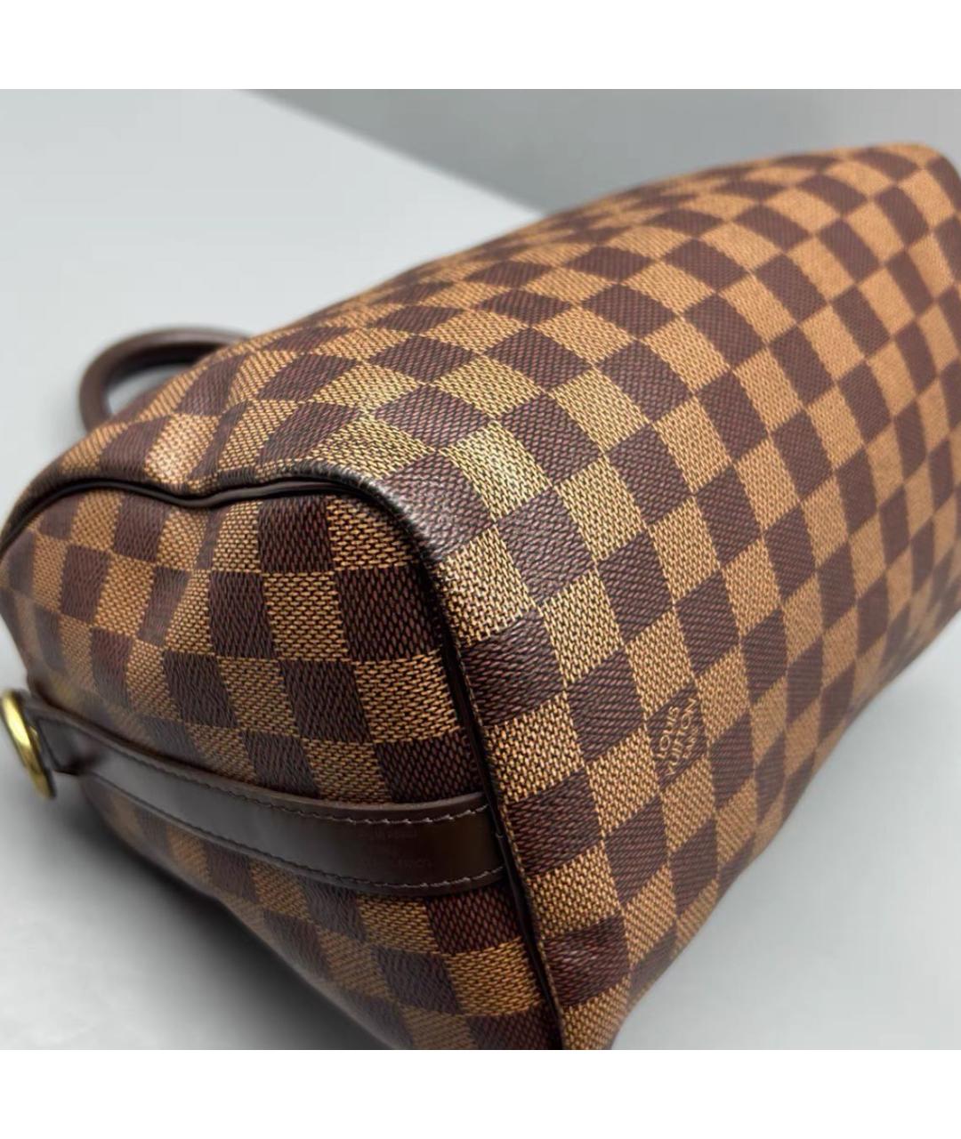 LOUIS VUITTON Коричневая сумка через плечо из канвы, фото 6