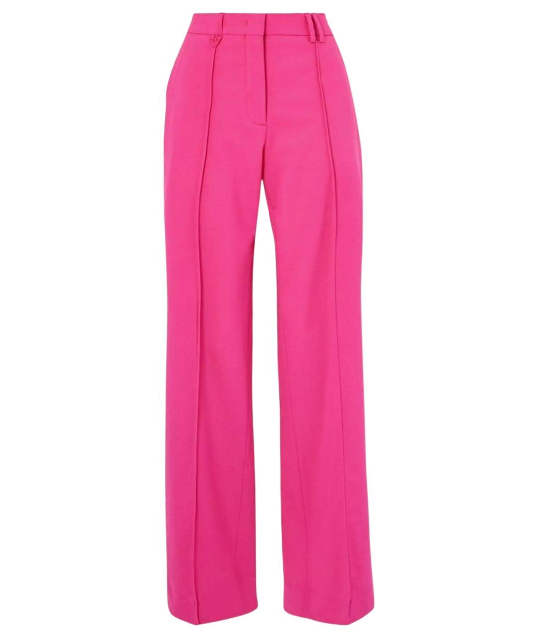 JACQUEMUS Розовые прямые брюки, фото 1