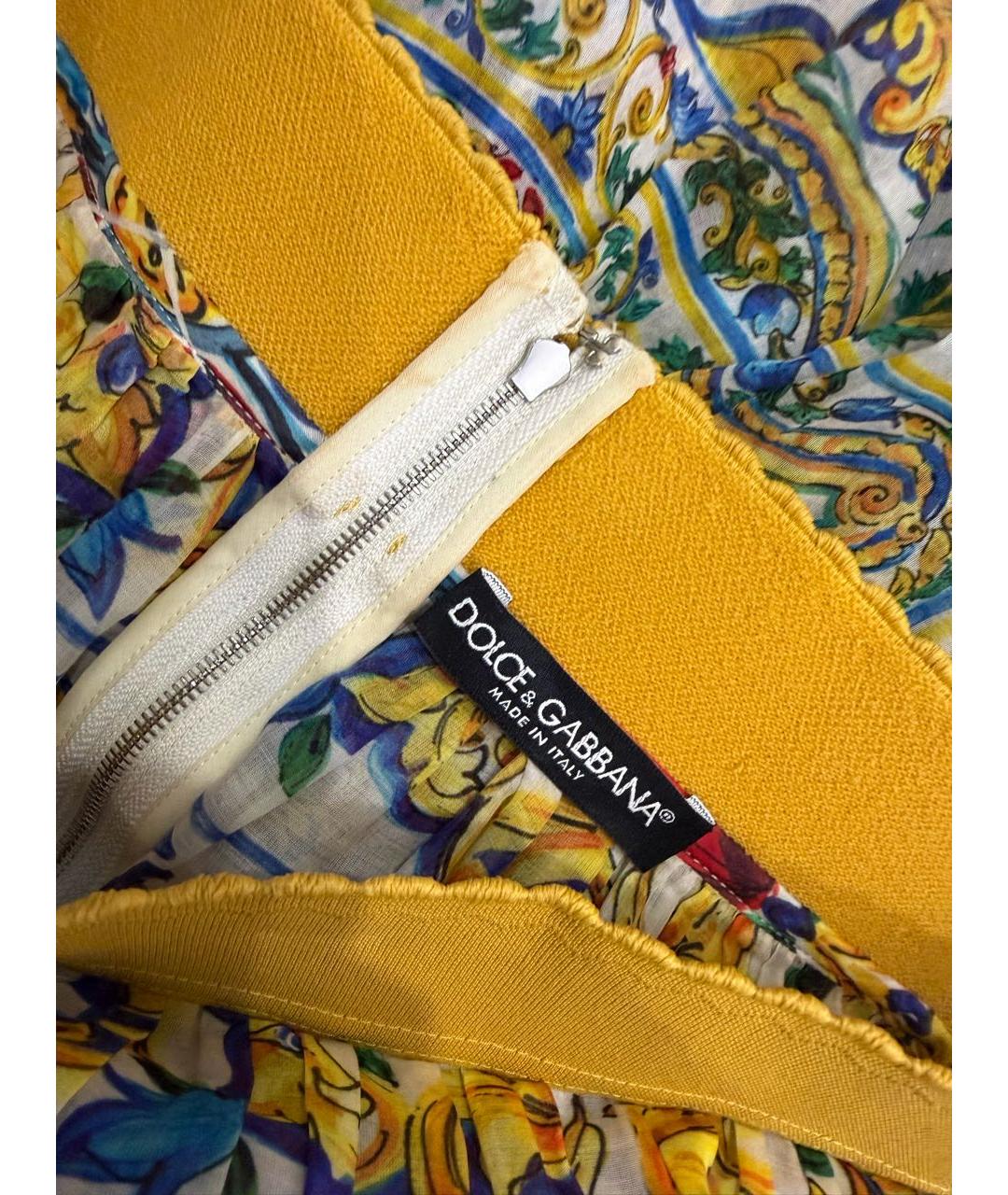 DOLCE&GABBANA Мульти юбка макси, фото 4