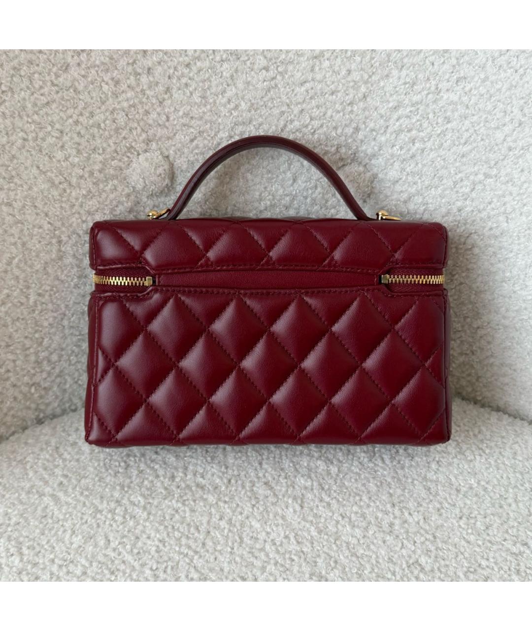CHANEL Красная сумка через плечо, фото 3