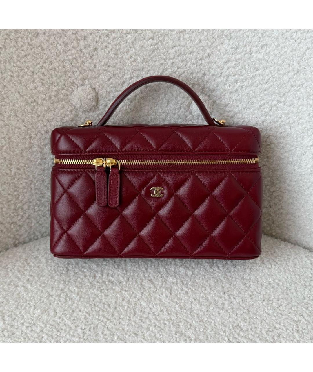 CHANEL Красная сумка через плечо, фото 2
