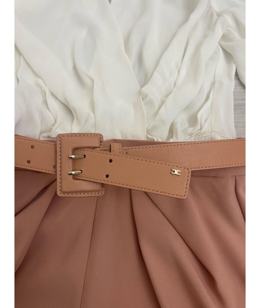 ELISABETTA FRANCHI Белое платье, фото 5