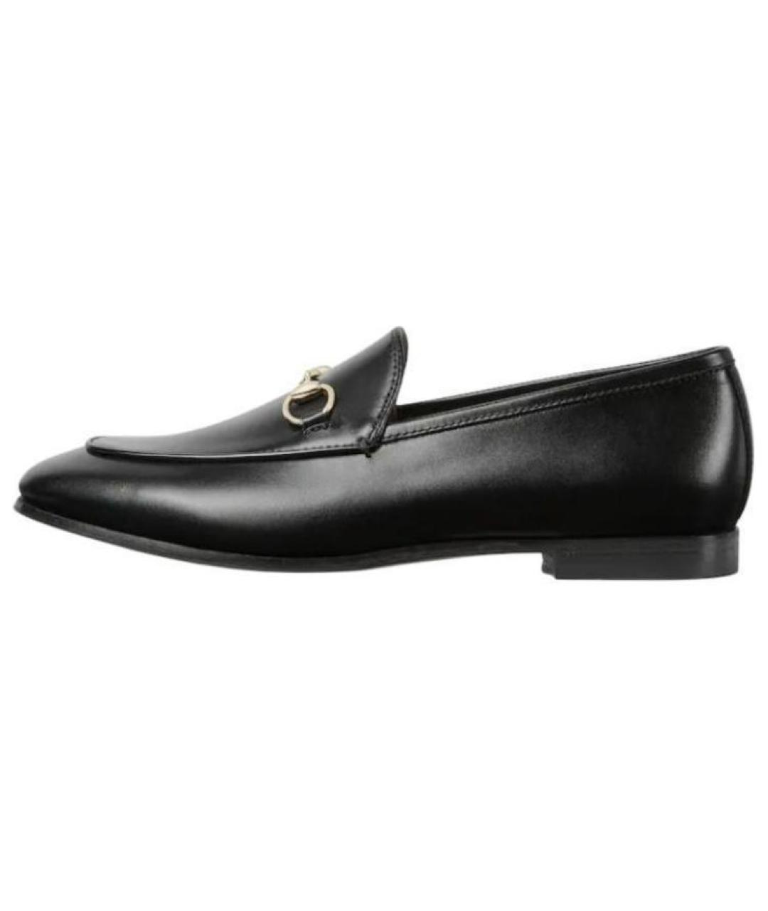 GUCCI Черные кожаные лоферы, фото 2