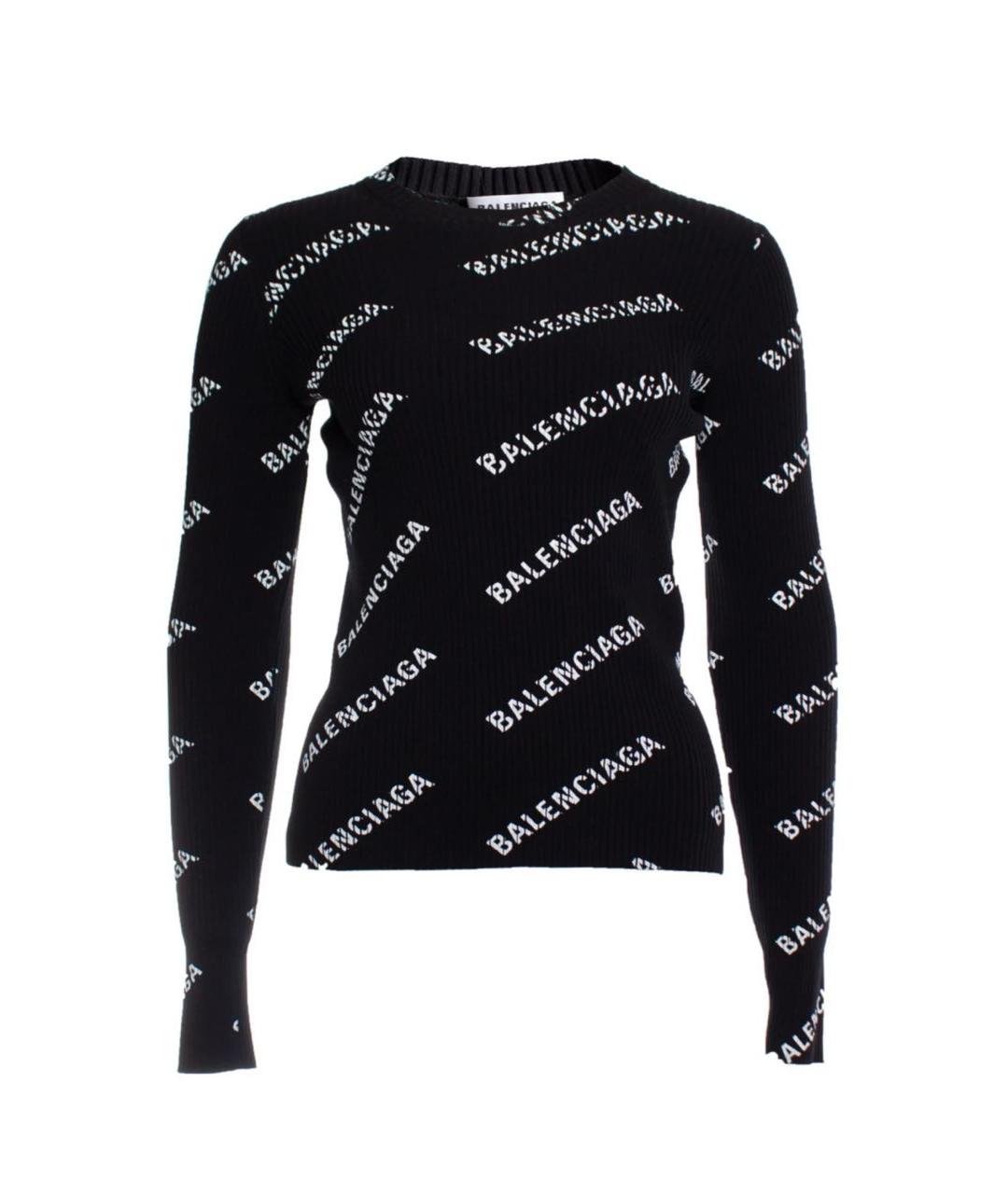 BALENCIAGA Черный джемпер / свитер, фото 1