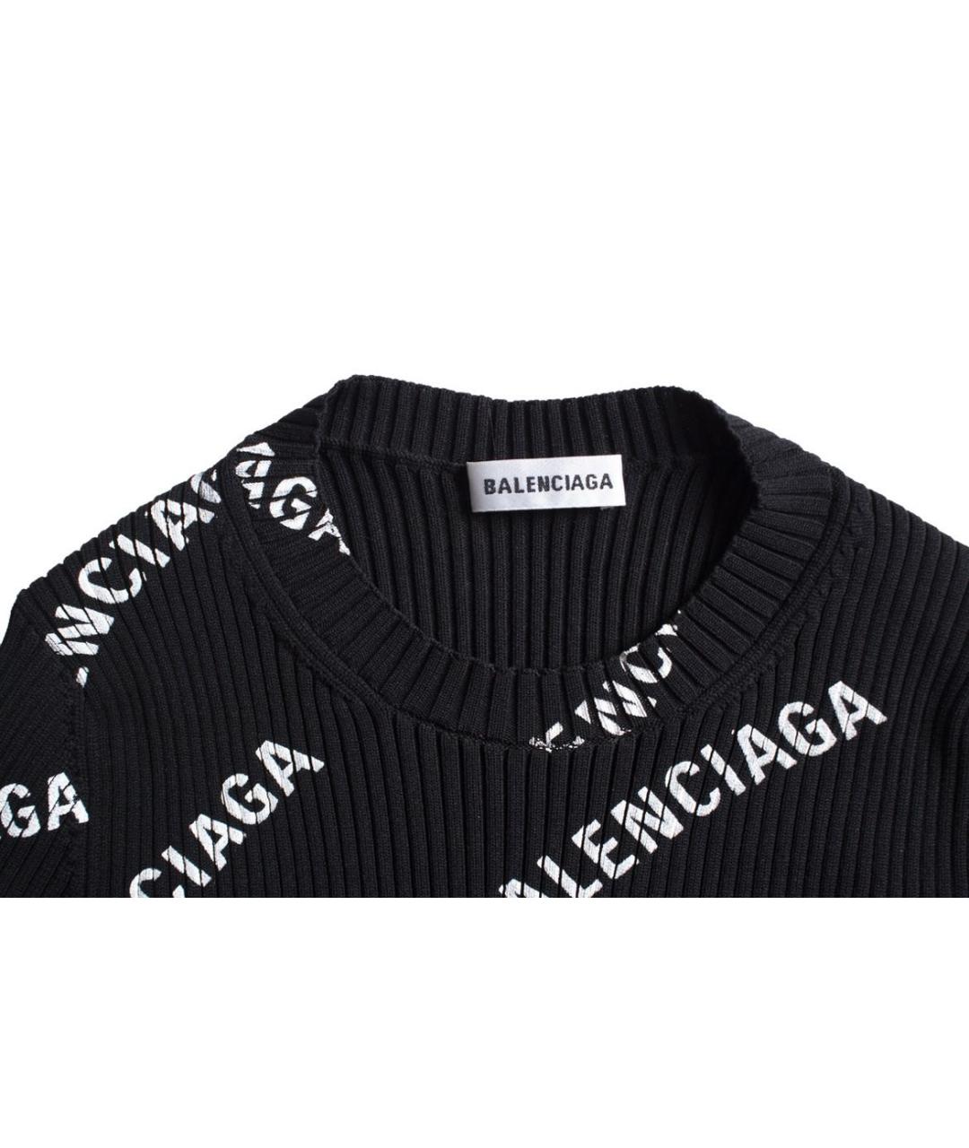 BALENCIAGA Черный джемпер / свитер, фото 4