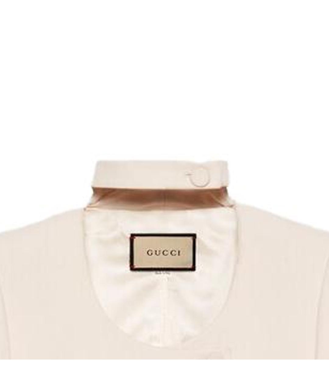 GUCCI Бежевый жакет/пиджак, фото 4