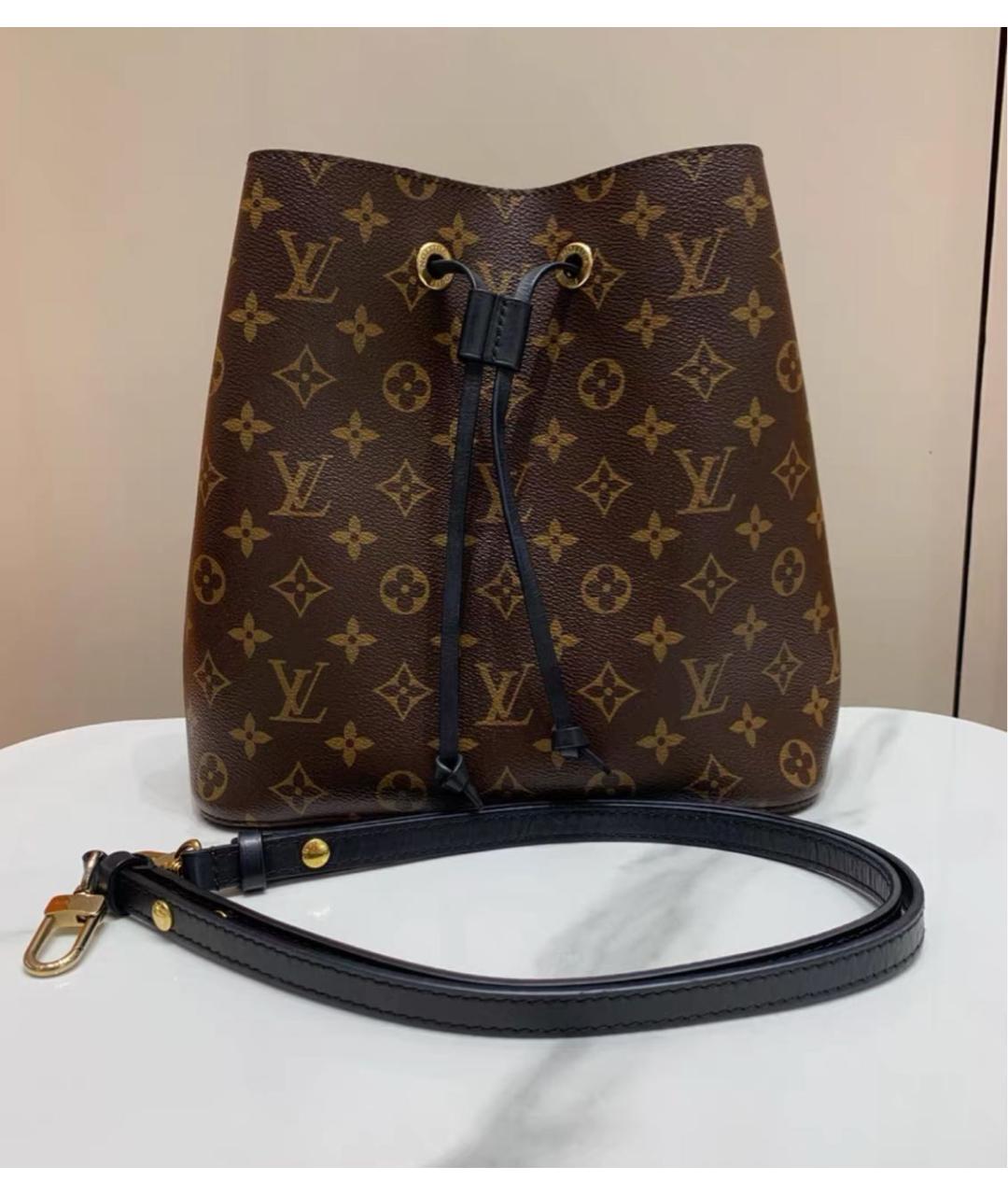 LOUIS VUITTON Коричневая сумка через плечо, фото 2