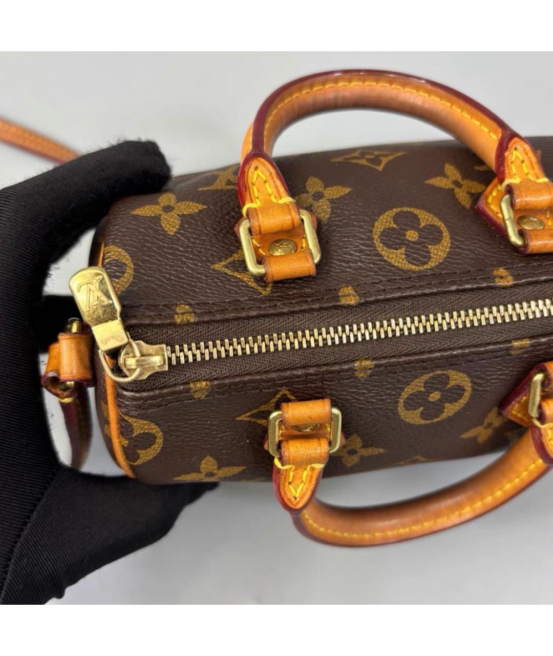 LOUIS VUITTON Коричневая сумка через плечо, фото 6