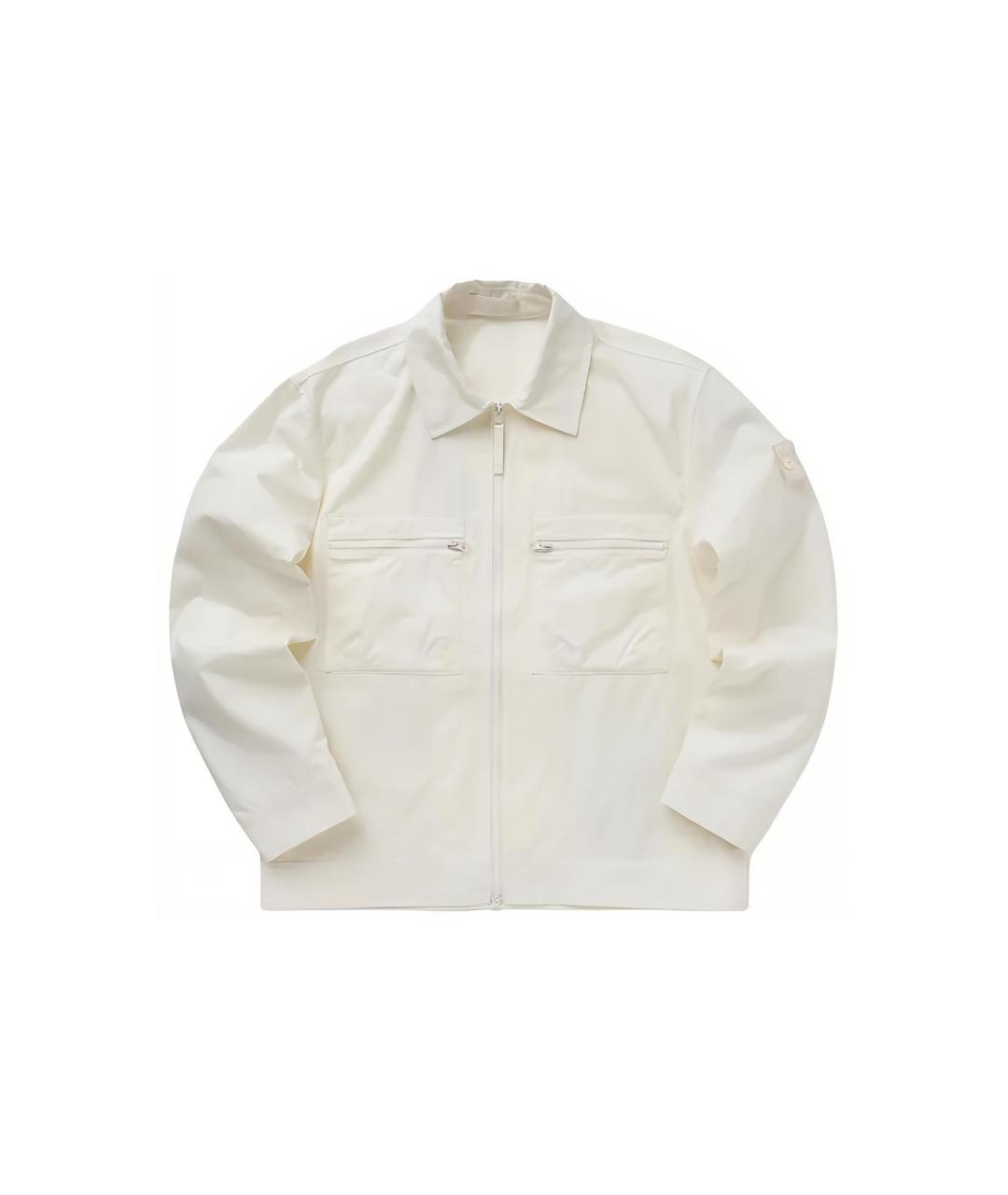STONE ISLAND Белая куртка, фото 6