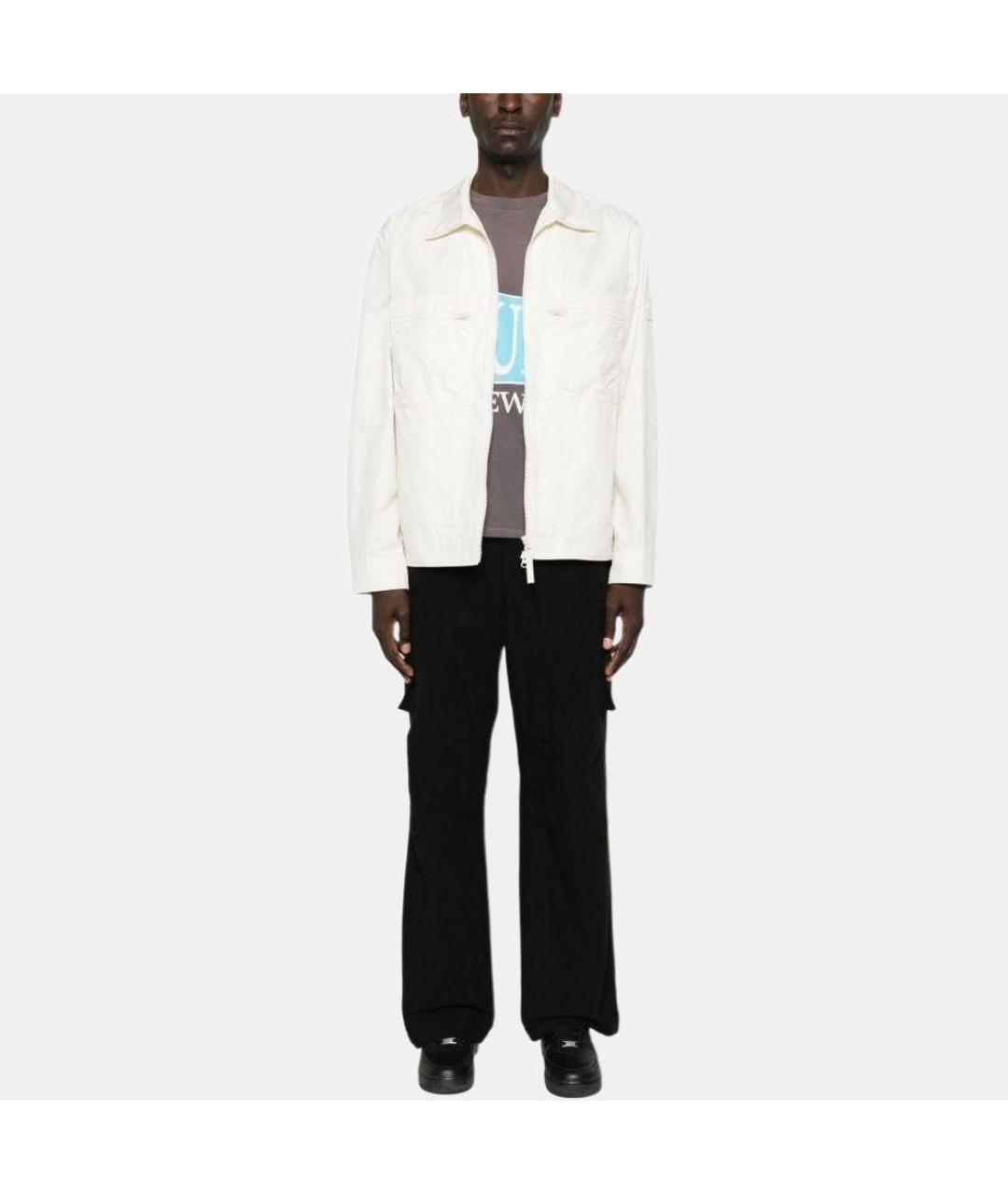 STONE ISLAND Белая куртка, фото 2