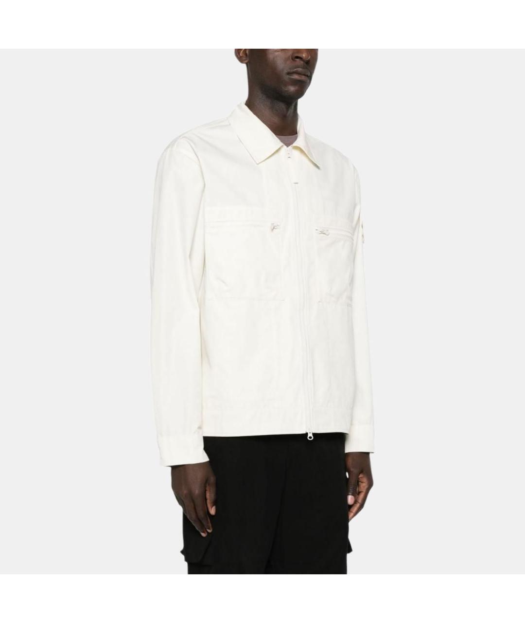 STONE ISLAND Белая куртка, фото 3