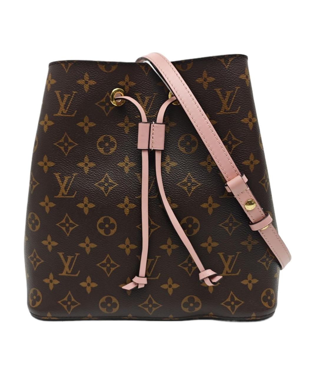 LOUIS VUITTON Коричневая сумка через плечо из канвы, фото 1