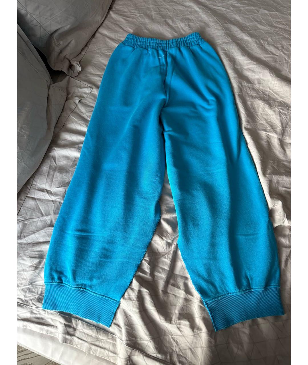 MM6 MAISON MARGIELA Голубые спортивные брюки и шорты, фото 2