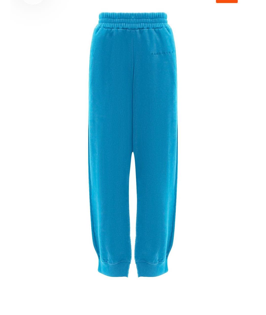 MM6 MAISON MARGIELA Голубые спортивные брюки и шорты, фото 1