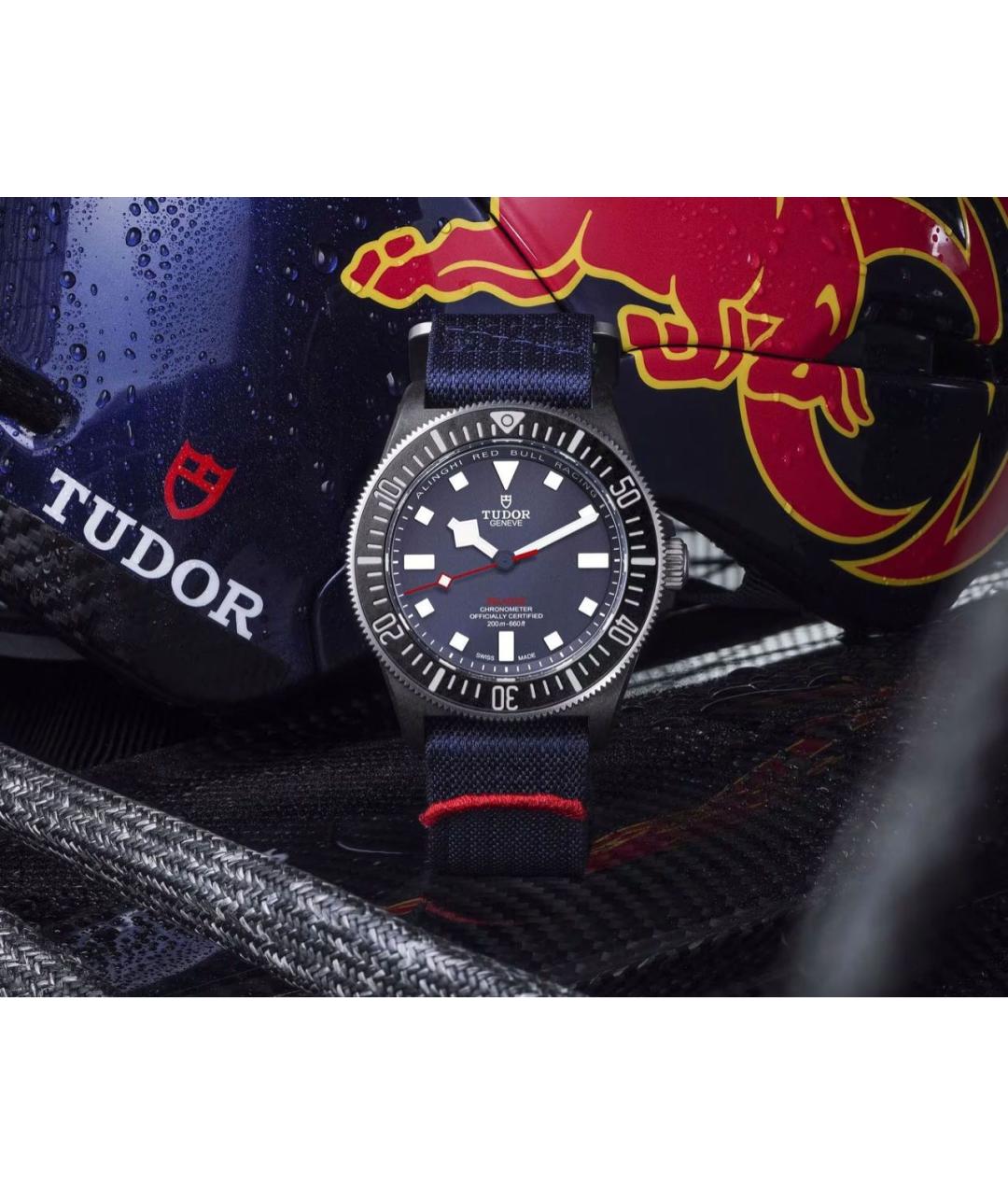 TUDOR Синие карбоновые часы, фото 5