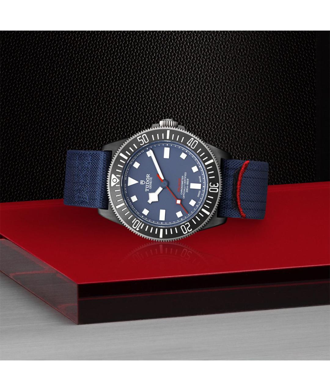 TUDOR Синие карбоновые часы, фото 4